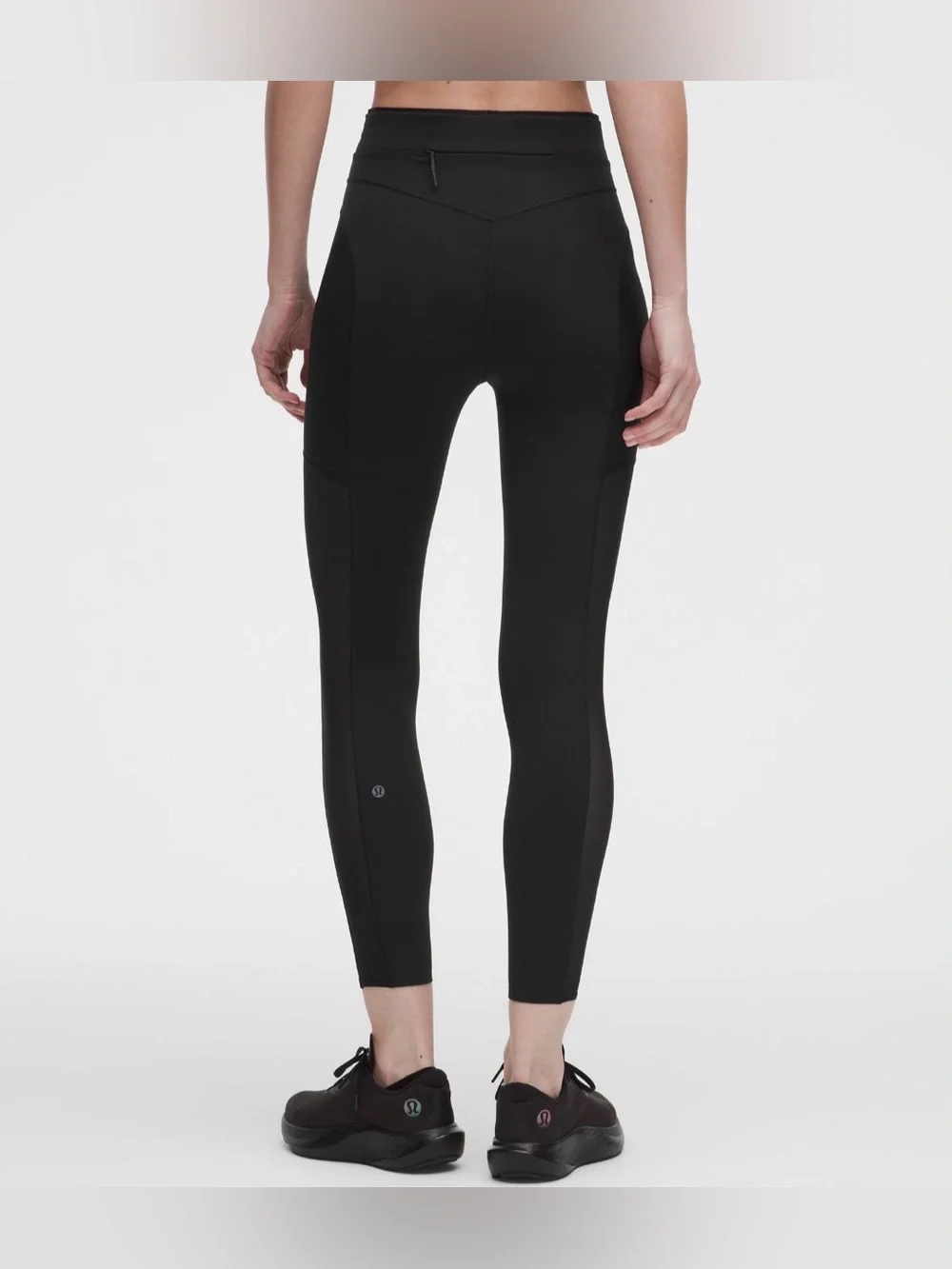 Lululemon No Line High Rise Run Tight 25” Black Sz 8 NWT